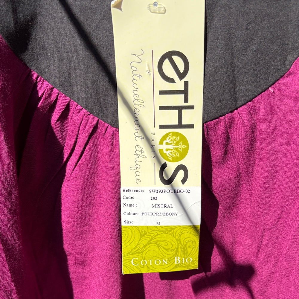 Ethos NWT Organic Cotton Blouse